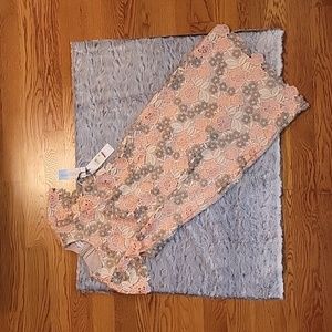 Calvin Klein Pink/Green Floral Dress, Women's Size 4, New With Tags!